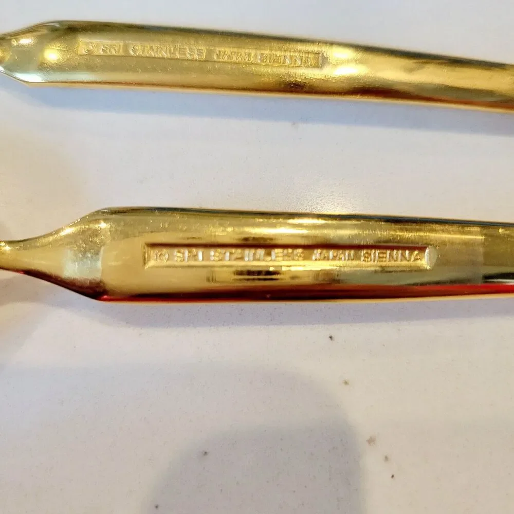 Vintage Stanley Roberts TEASPOONS Flatware Set of 2 Sienna